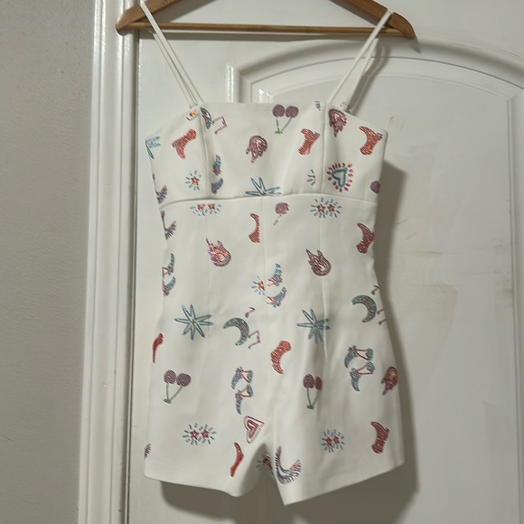 premium diamante western tailored romper - Picture 4 of 11